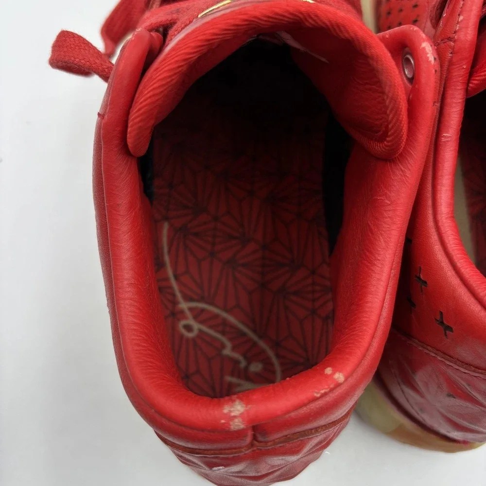 Nike Kobe X Mid EXT Shoes Mens Size 8.5 Red Gum‎ B Graded Sneakers 801366-600